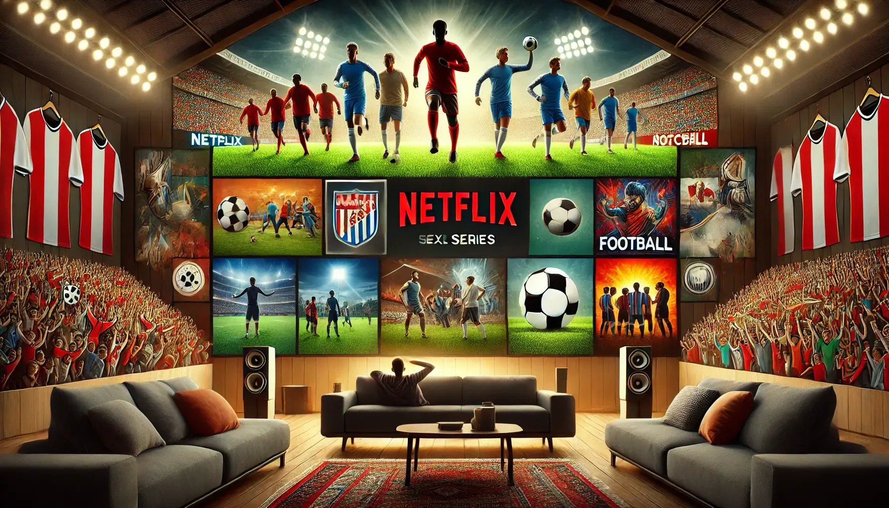 séries de futebol na netflix